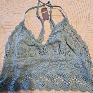 Aerie Lace Bralette in Blue